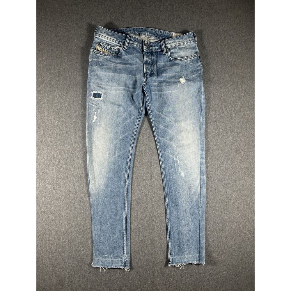 Diesel Zatiny‎ Wash 008TL Regular Slim Distressed Jeans 31x32